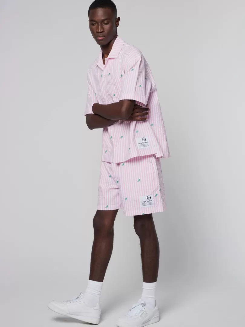 Sergio Tacchini View All>Granda Camp Shirt-Begonia Pink