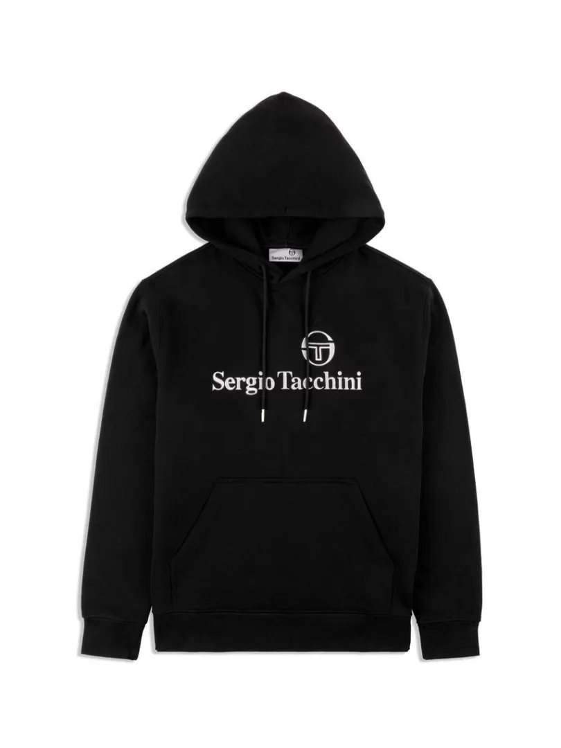 Sergio Tacchini Sweatshirts And Hoodies>Heritage Hoodie- Black Beauty