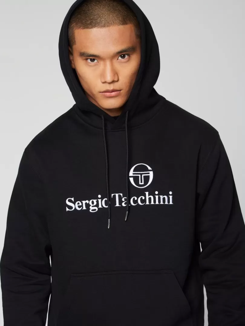 Sergio Tacchini The Essentials>Heritage Hoodie- Black Beauty