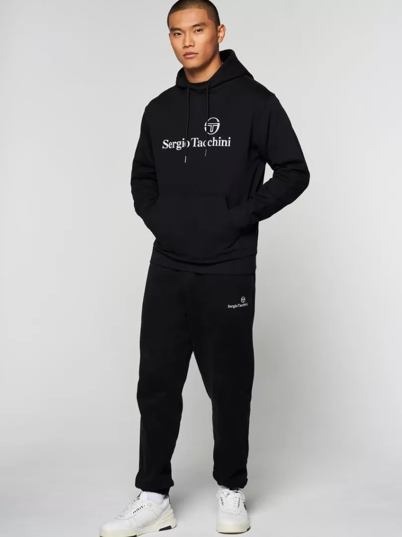 Sergio Tacchini The Essentials>Heritage Hoodie- Black Beauty