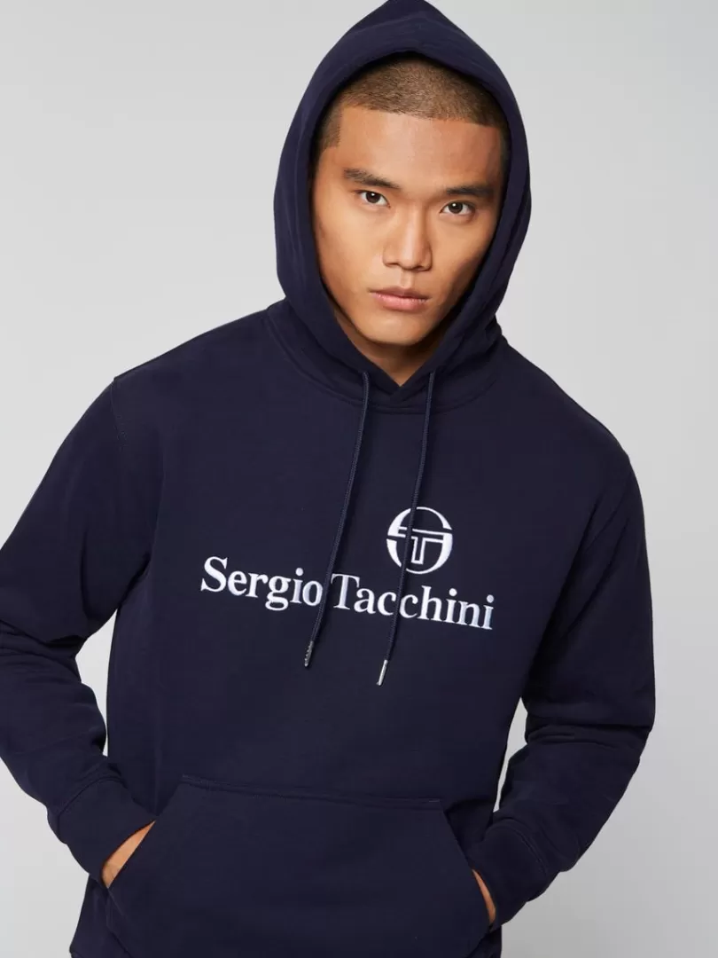 Sergio Tacchini The Essentials>Heritage Hoodie- Maritime Blue