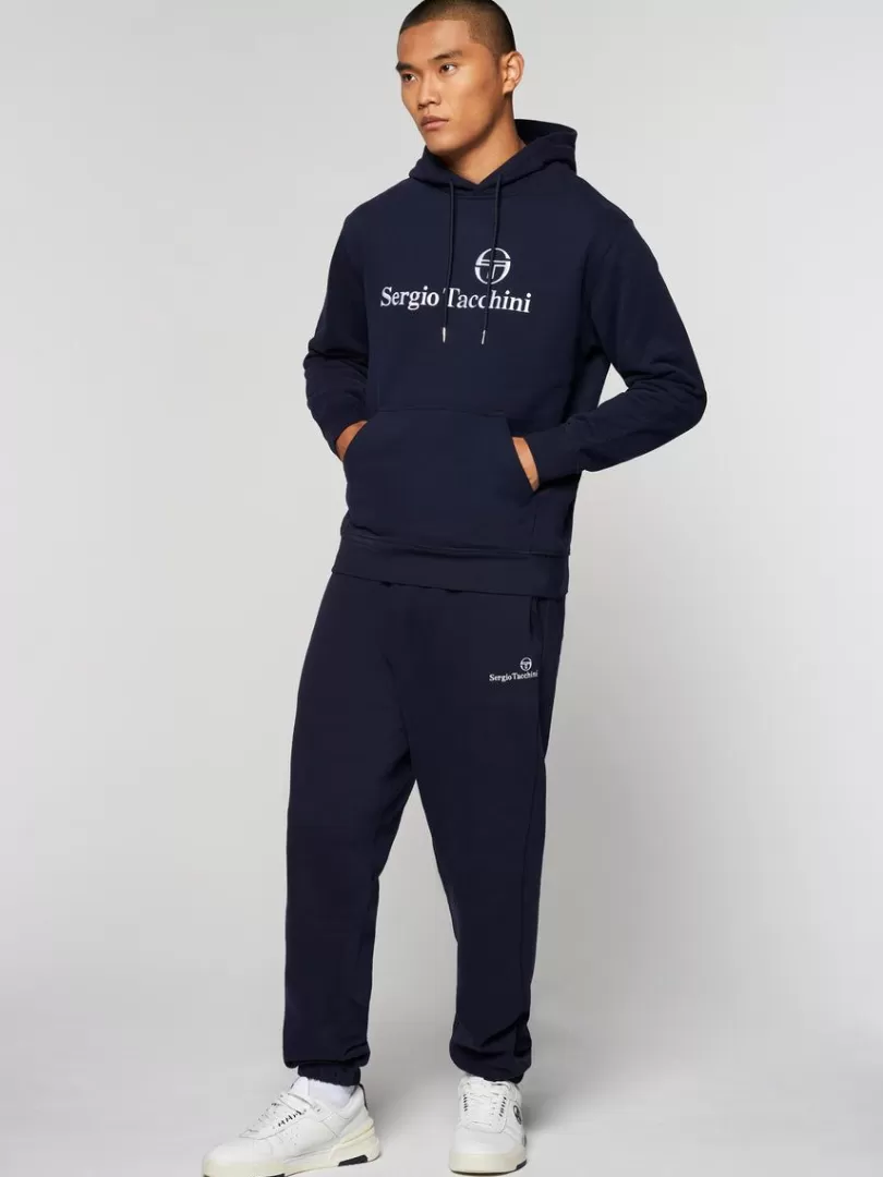 Sergio Tacchini The Essentials>Heritage Hoodie- Maritime Blue