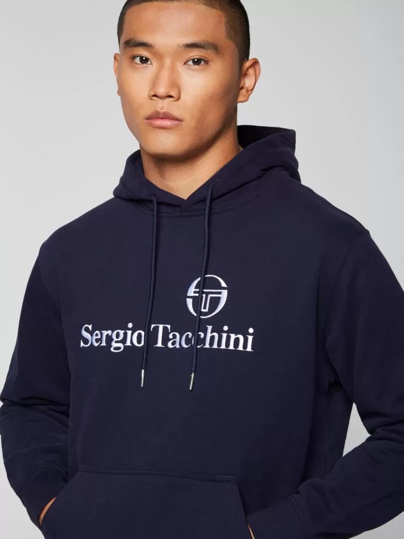 Sergio Tacchini The Essentials>Heritage Hoodie- Maritime Blue