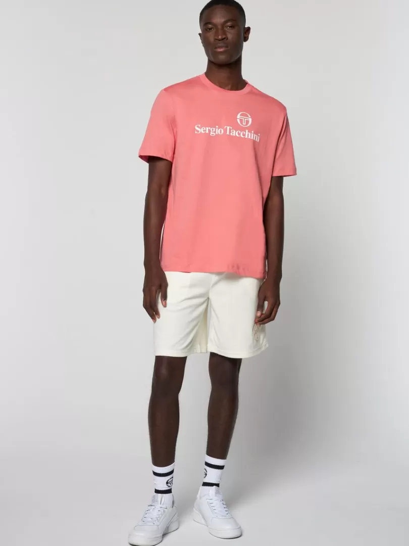 Sergio Tacchini View All>Heritage Logo T-Shirt- Tea Rose