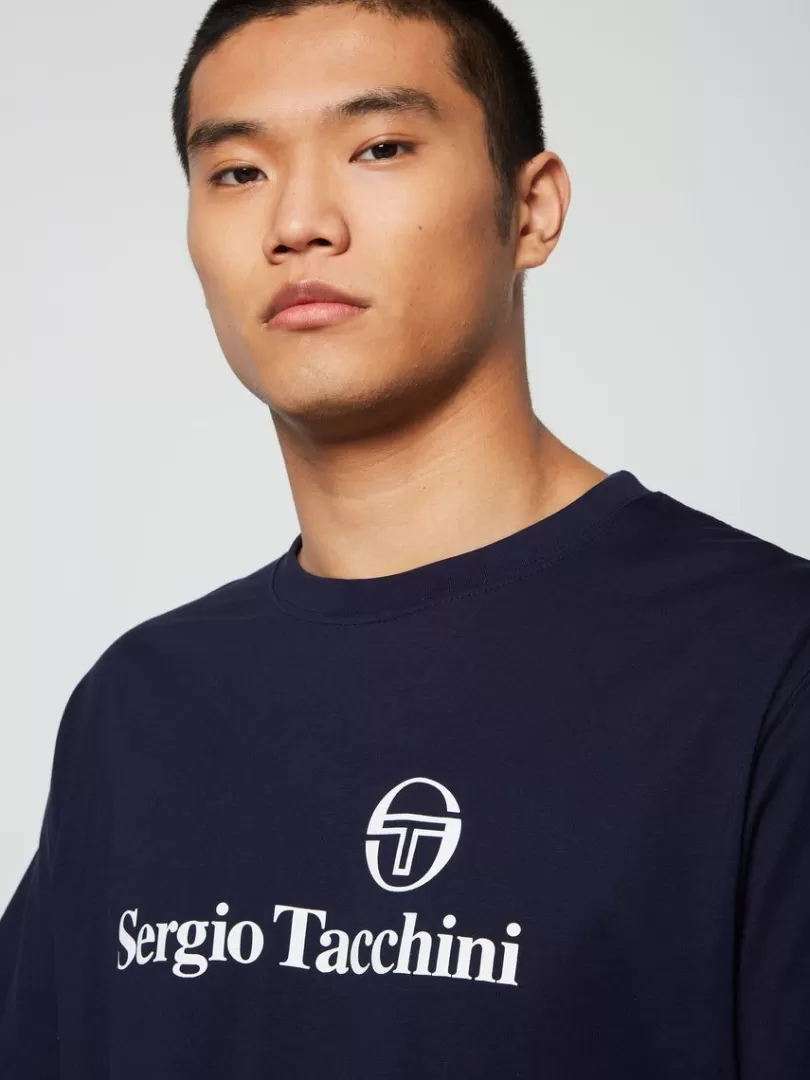 Sergio Tacchini The Essentials>Heritage T-Shirt- Maritime Blue