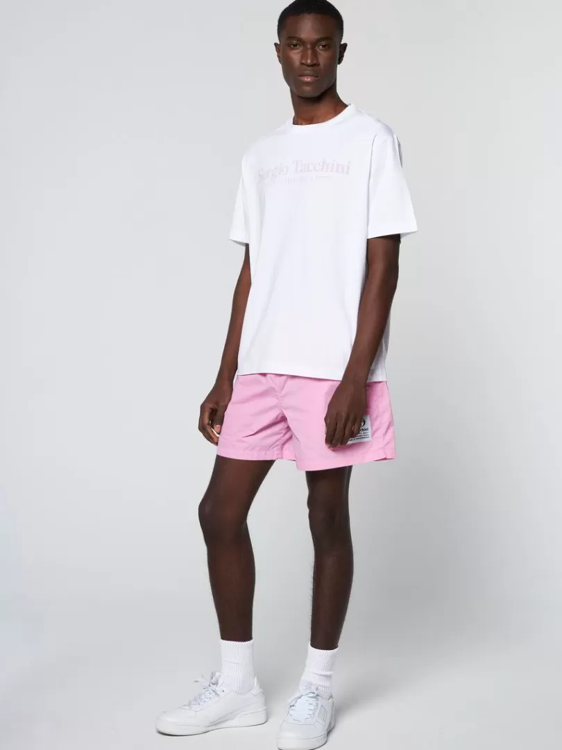 Sergio Tacchini T-Shirts>Tabellone T-Shirt- White